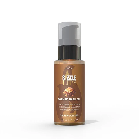 Sizzle Lips Gel Comestible Efecto Calor - Caramelo 59 ml