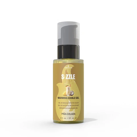 Sizzle Lips Gel Comestible Efecto Calor - Piña Colada 59 ml