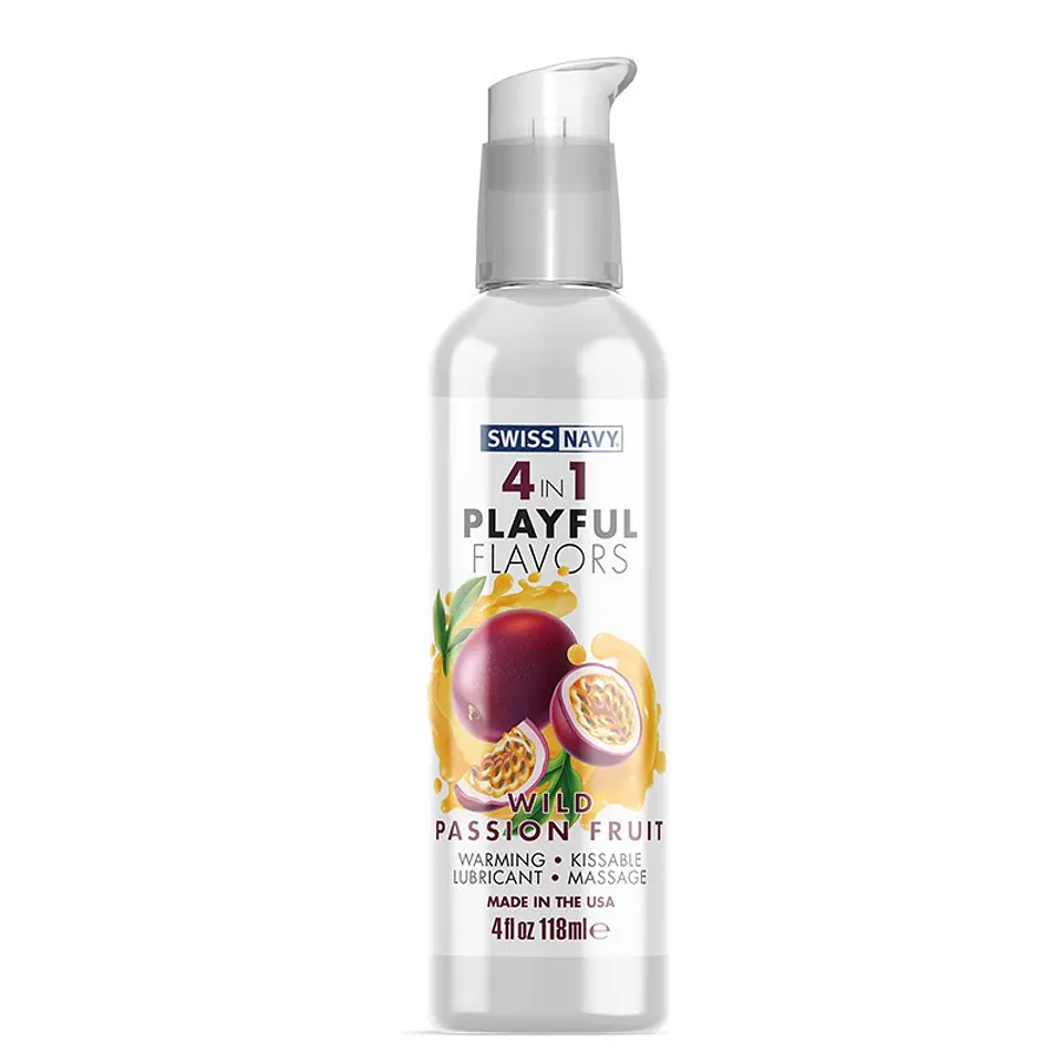 4 en 1 Gel Cálido Comestible Maracuya 118 ml 1