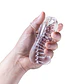 Squeezy Masturbador Transparente Texturizado - Miniatura 1