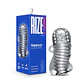 Squeezy Masturbador Transparente Texturizado - Miniatura 3