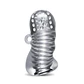 Squeezy Masturbador Transparente Texturizado - Miniatura 5