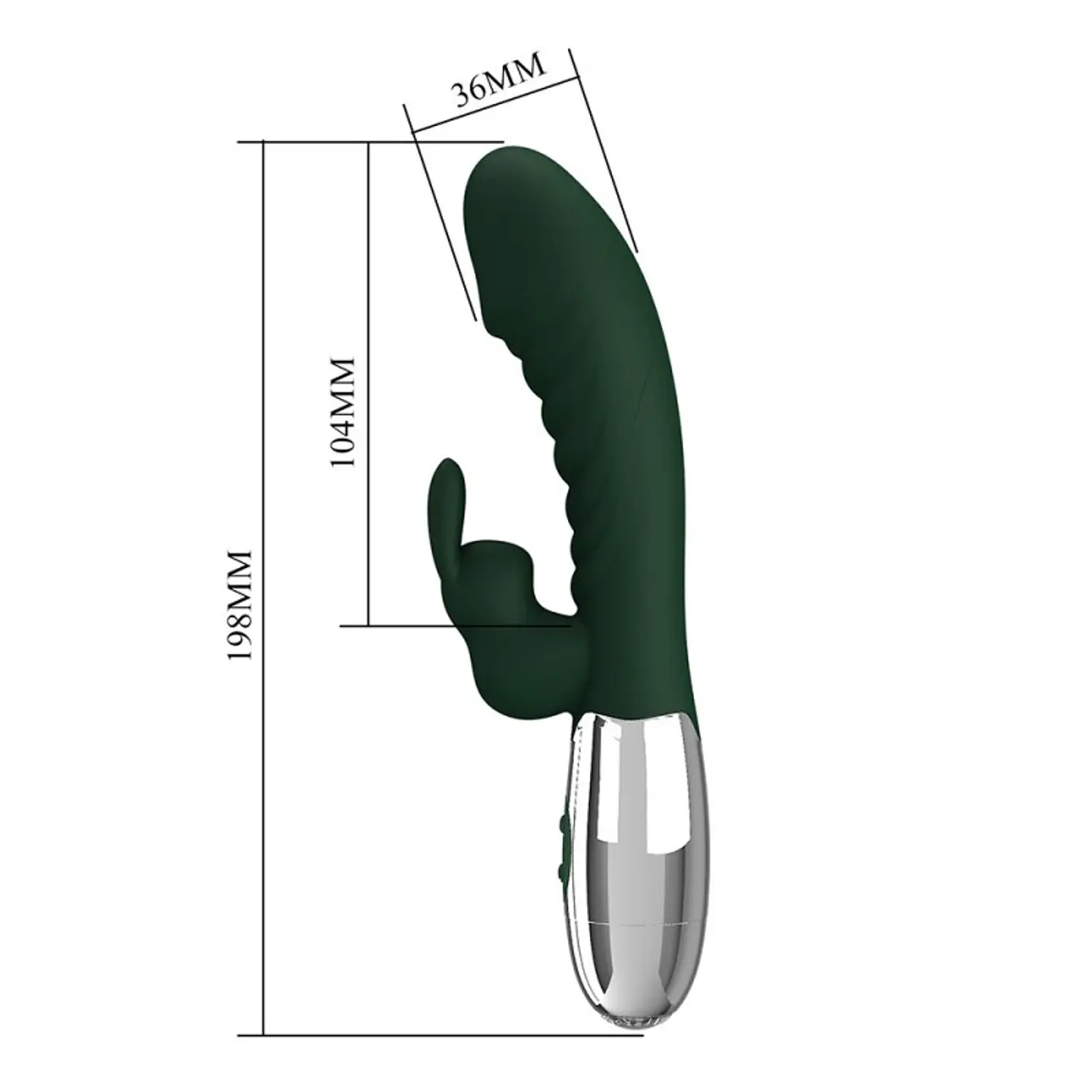 Naughty Bunny Vibrador Dual Recargable 3