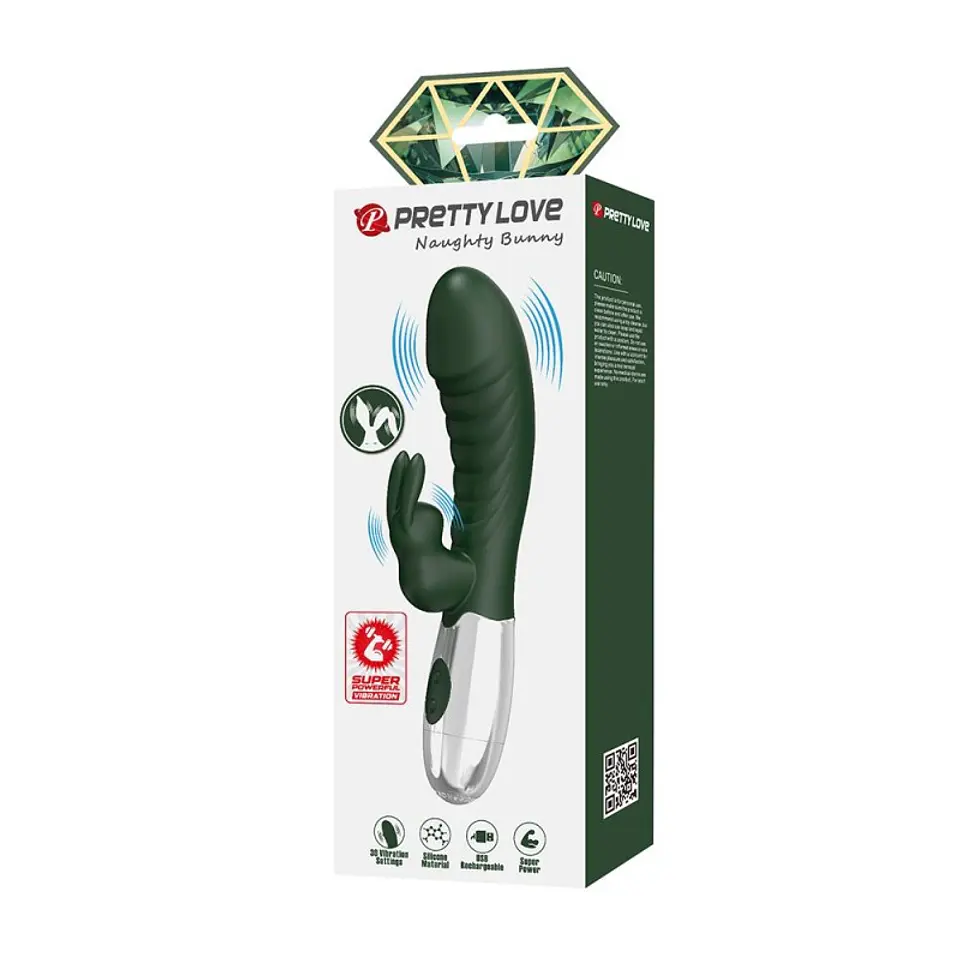 Naughty Bunny Vibrador Dual Recargable 4