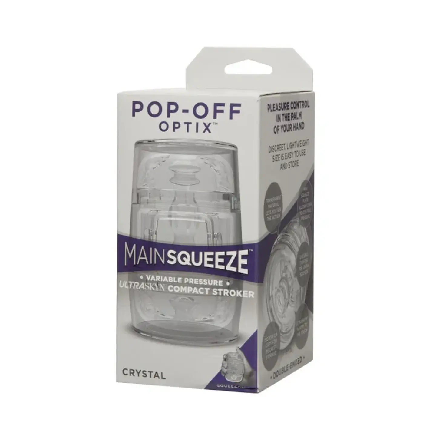 Masturbador Clear POP OFF Main Squeeze 3