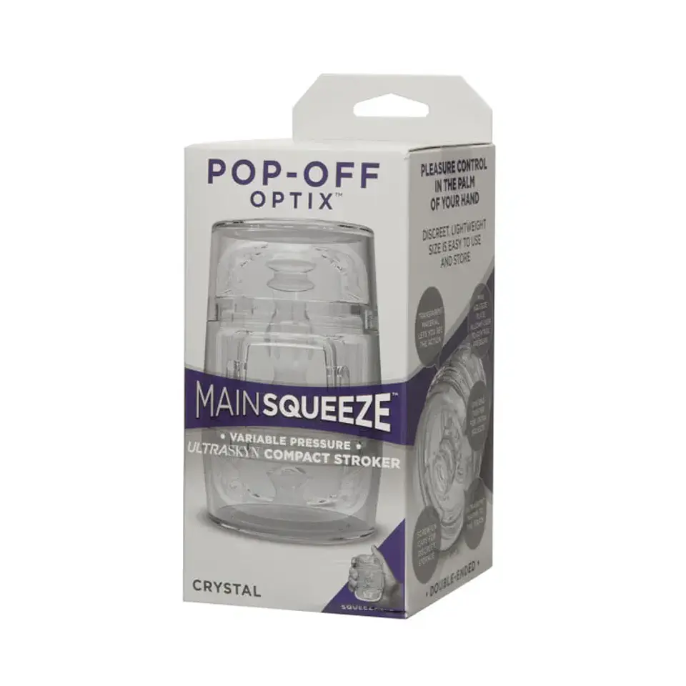 Masturbador Clear POP OFF Main Squeeze 3