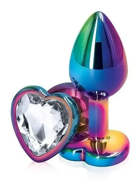 Plug Anal Chico De Aluminio Multicolor - Rear Assets Small