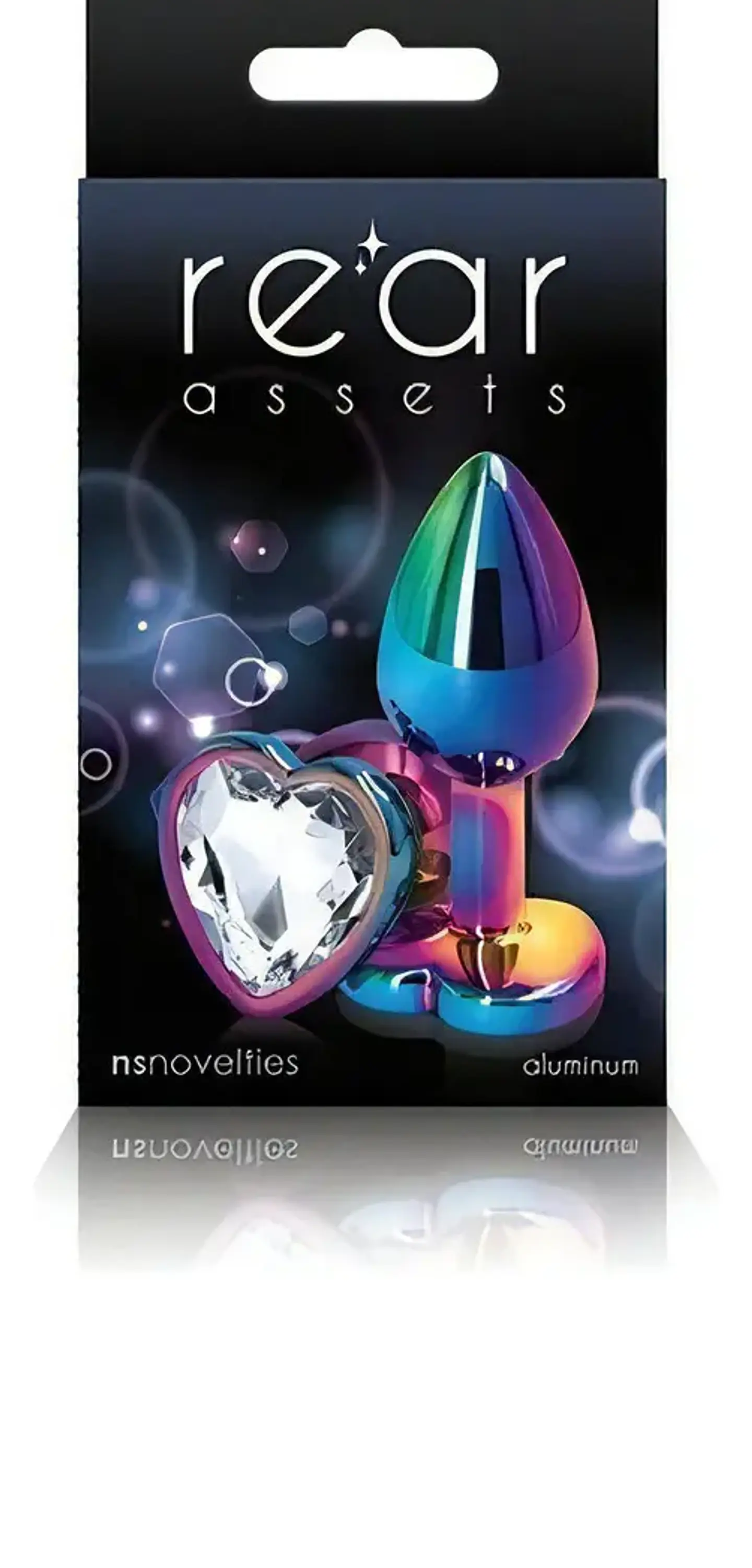 Plug Anal Chico De Aluminio Multicolor - Rear Assets Small 2