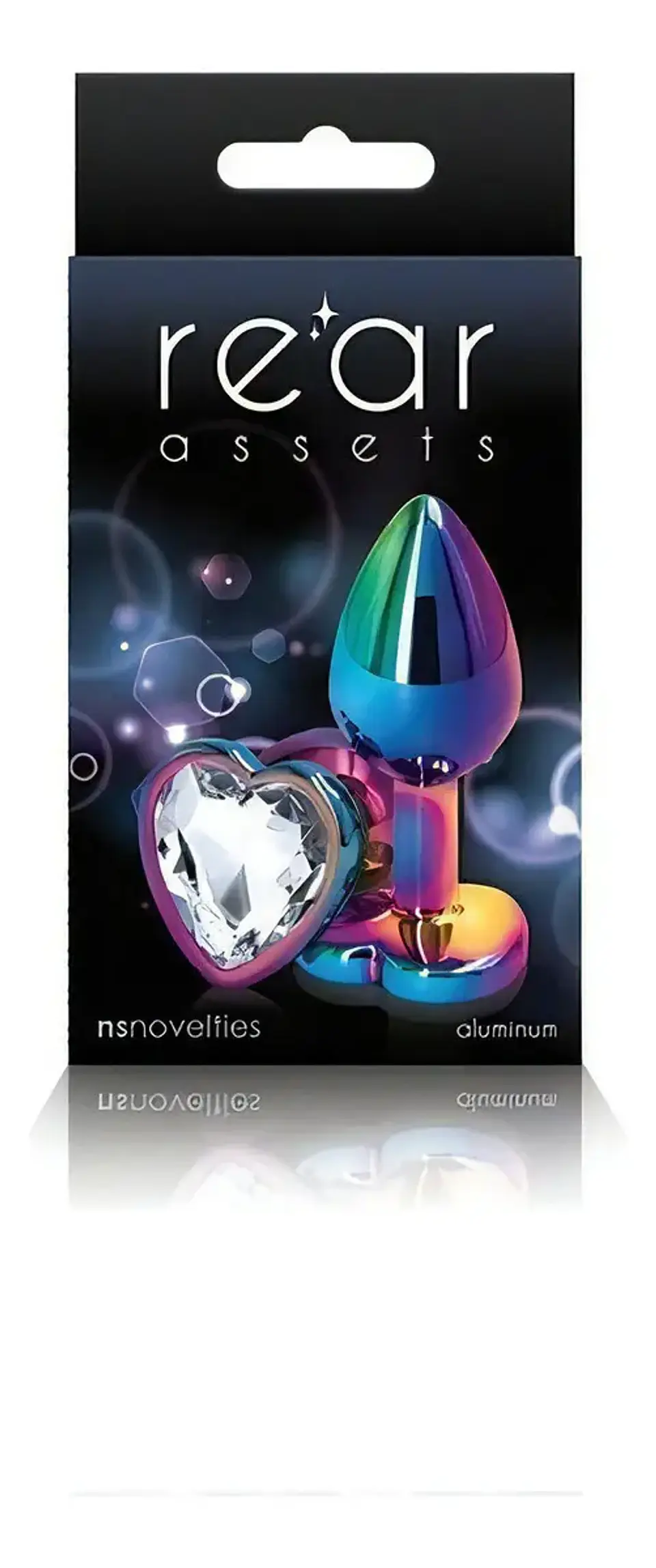 Plug Anal Chico De Aluminio Multicolor - Rear Assets Small 2