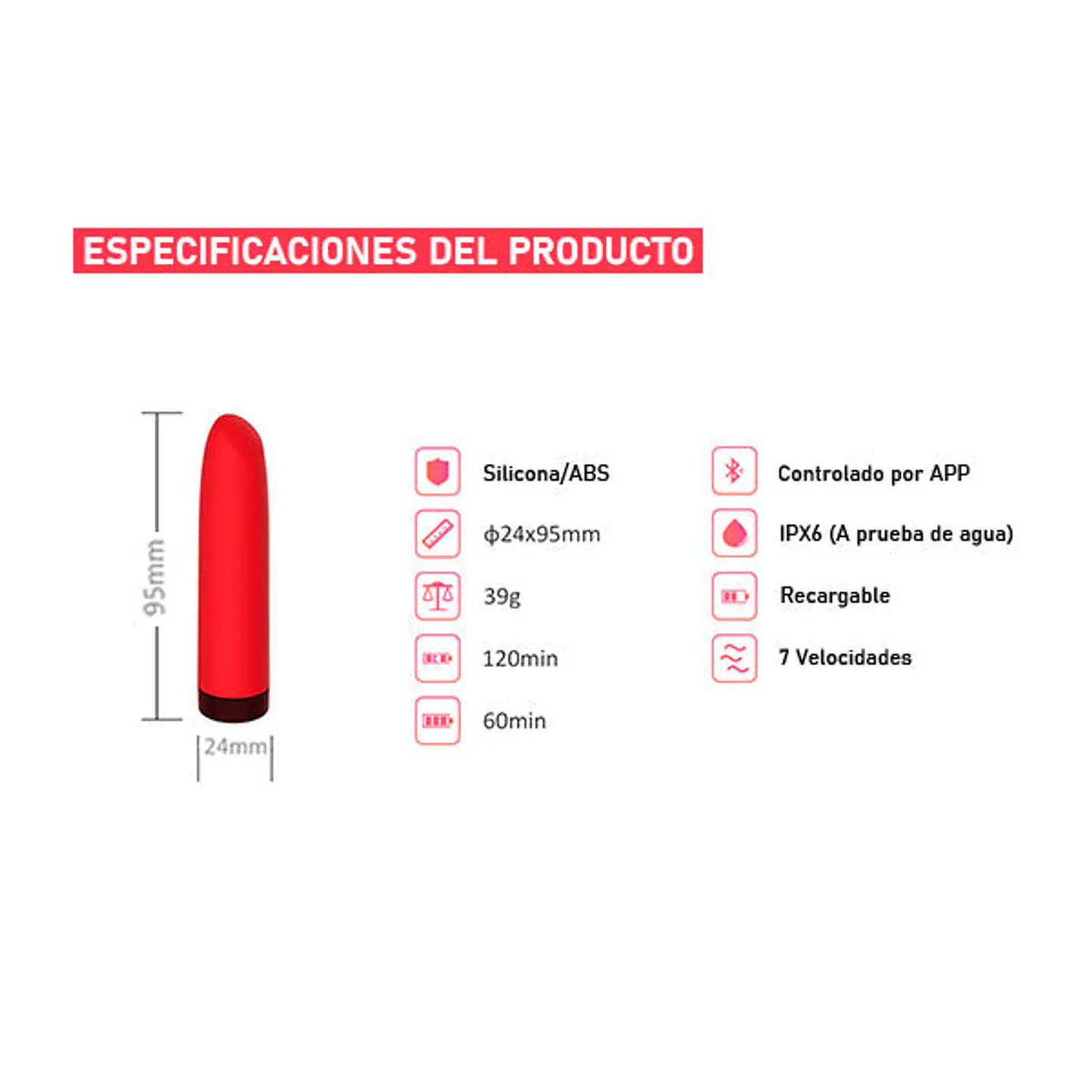 Magic Awaken Labial Vibrador con APP 3