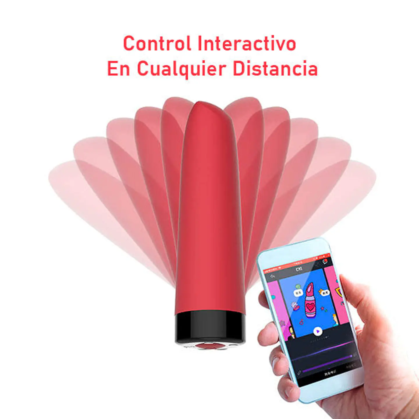 Magic Awaken Labial Vibrador con APP 4