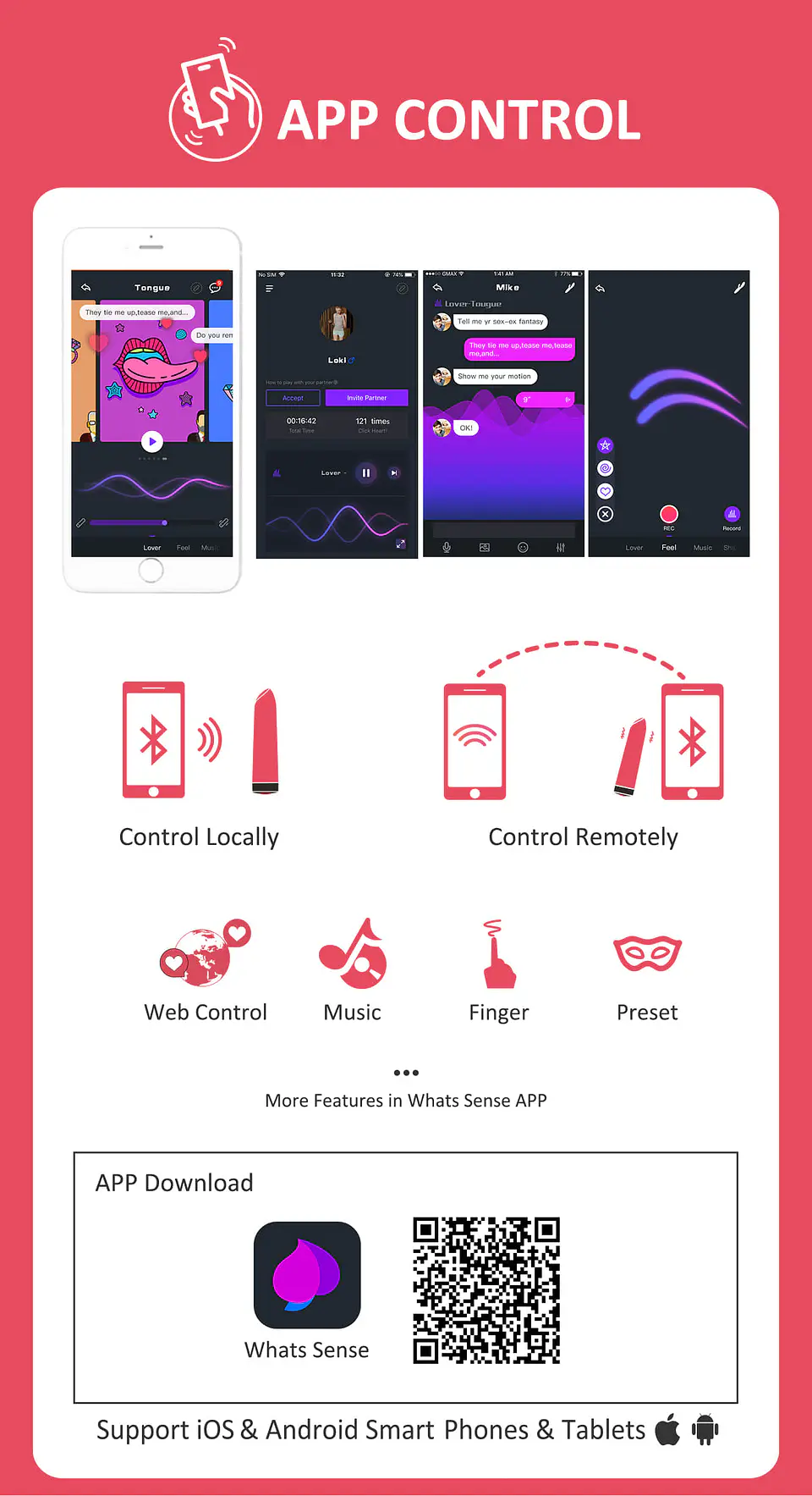 Magic Awaken Labial Vibrador con APP 6