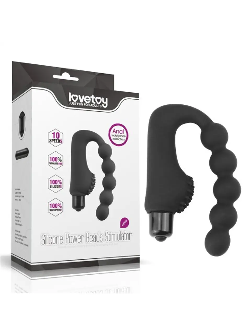 Estimulador Anal Vibrador Power Beads 5