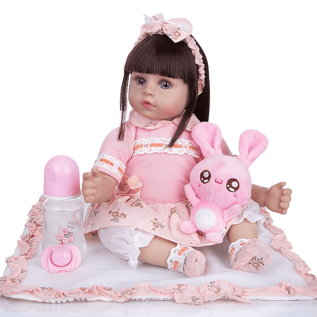 KEIUMI-muñecas Reborn de 48 cm para niños, juguete realis...