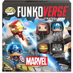 Funkoverse Marvel 100, Juego que incluye 4 Funkos originales