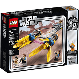 LEGO Star Wars: The Phantom Menace Anakin's Podracer - Edición 20th Anniversary 75258  (279 piezas)