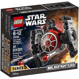 Kit de construcción LEGO Star Wars, nave caza Tie de La Primera Orden, Microfighter 75194, (91 piezas)