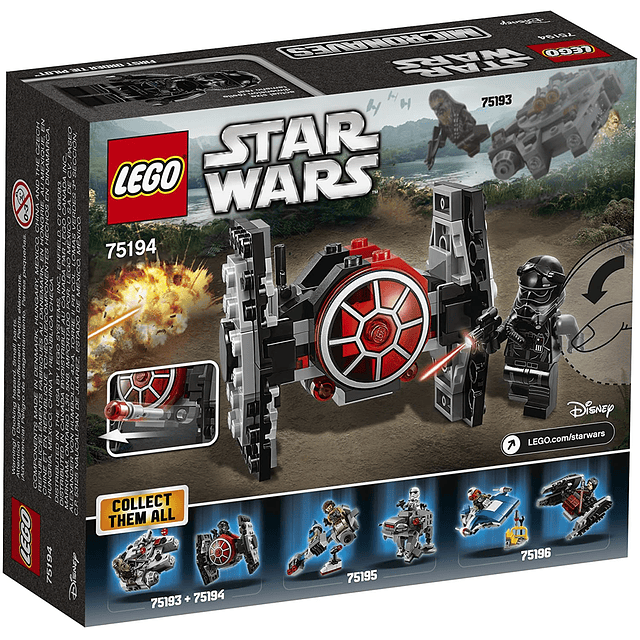 Kit de construcción LEGO Star Wars, nave caza Tie de La P...