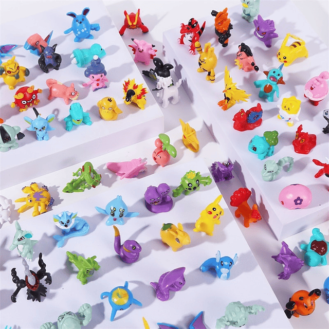 Figuras coleccionables Pokémon Go: 144 piezas