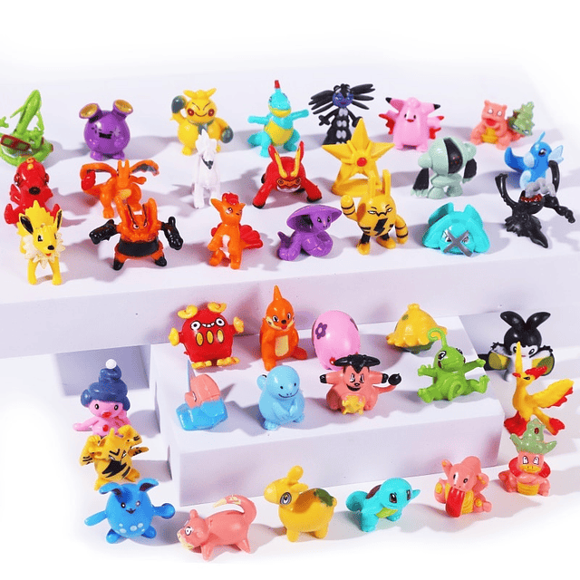 Figuras coleccionables Pokémon Go: 48 piezas