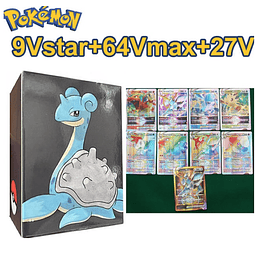 100 Cartas Pokemon: 9Vstar + 64Vmax + 27 V