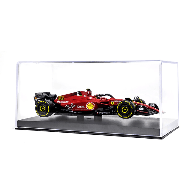 pour Ferrari f1-75 sainz - Voiture Carrera go 1/43, Formule 1