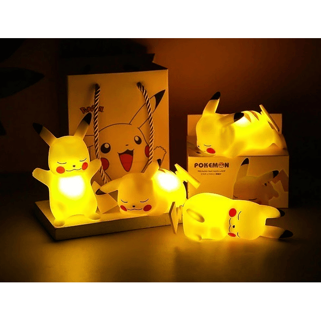 Luz Nocturna Kawaii De Pikachu 