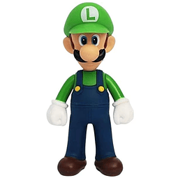 Figura De Súper Mario Bros (Luigi) 12-15 cm Articulada