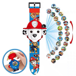 Figuras de acción de la Patrulla Canina, reloj Digital de proyección 3D, modelo de juguete de Marshall, Chase, regalo para niños