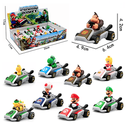 Super Mario Bros Karts, 8 figuras
