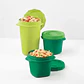 Set 3 Contenedores Verdes | Tapa Rosca | 550 ml y 950 ml - Miniatura 1