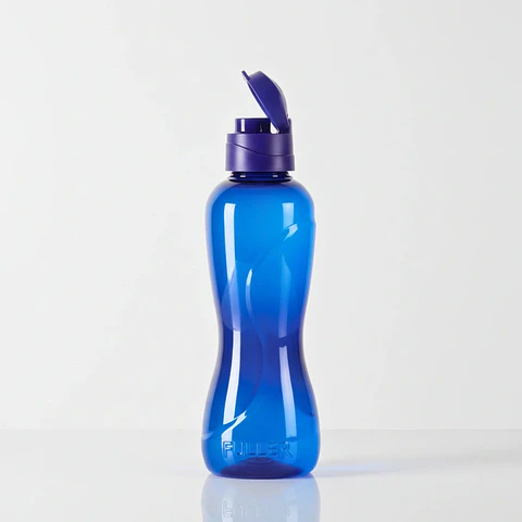 Botella Reutilizable Azul Navy 500ml Tapa Flip Top