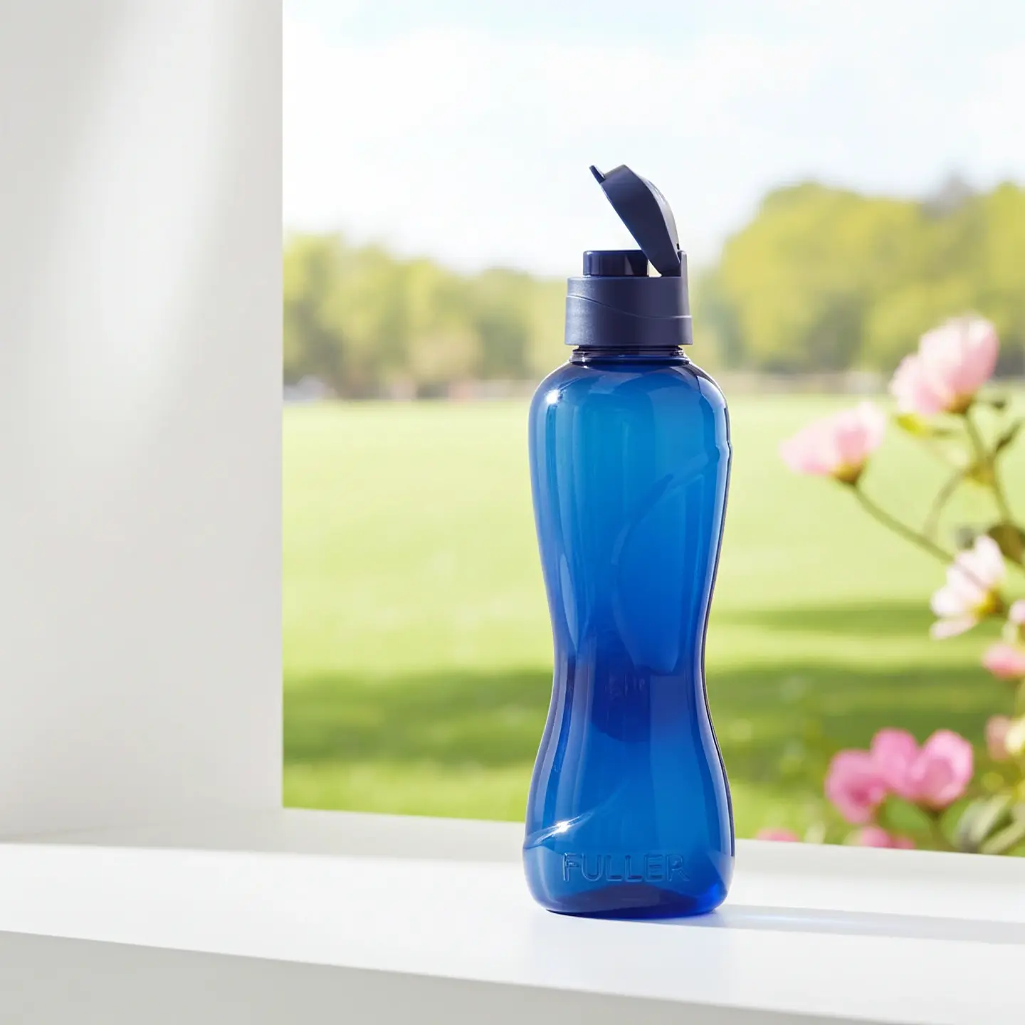 Botella Reutilizable Azul Navy 500ml Tapa Flip Top 3