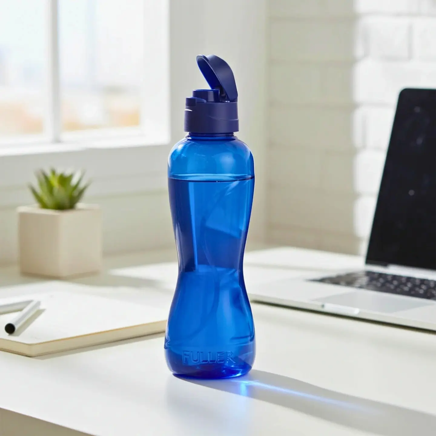 Botella Reutilizable Azul Navy 500ml Tapa Flip Top 4