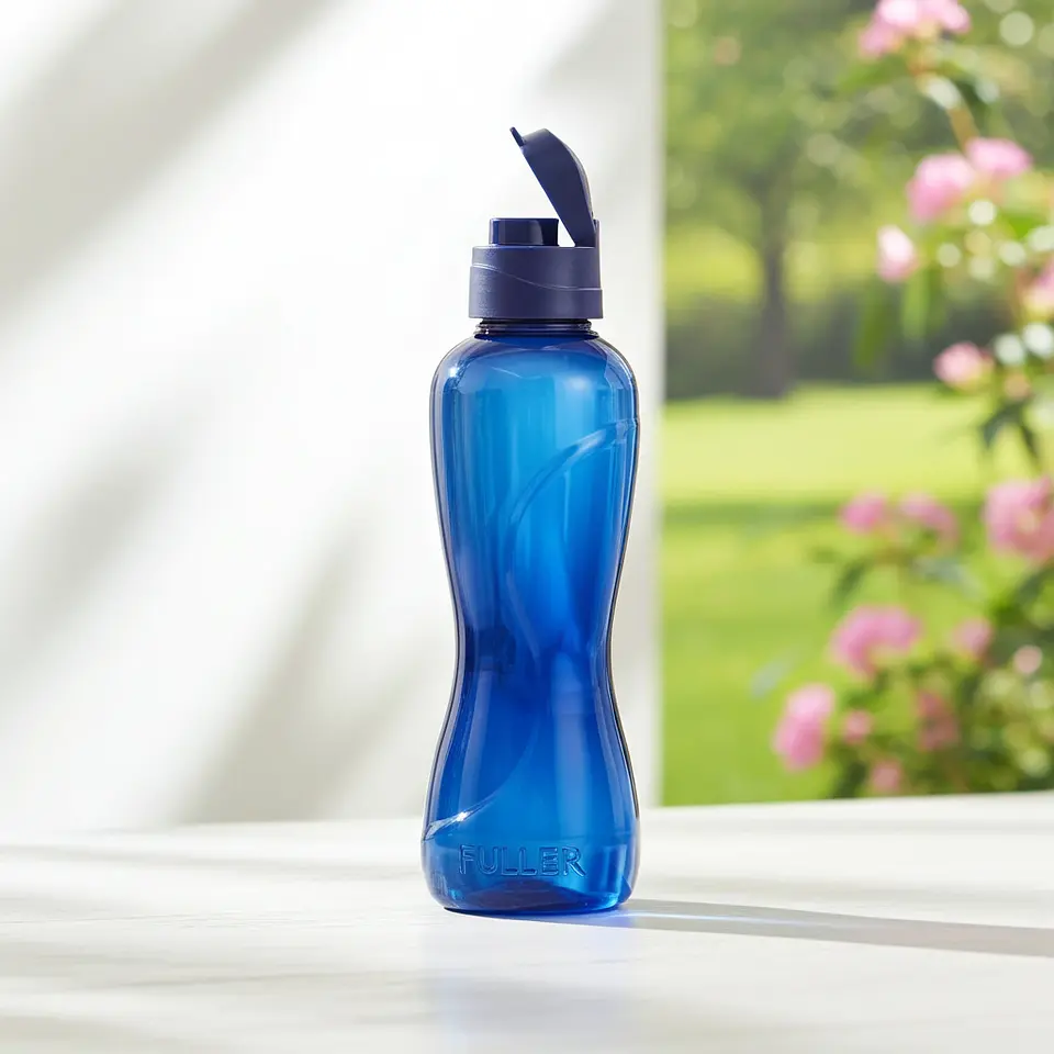 Botella Reutilizable Azul Navy 500ml Tapa Flip Top 5