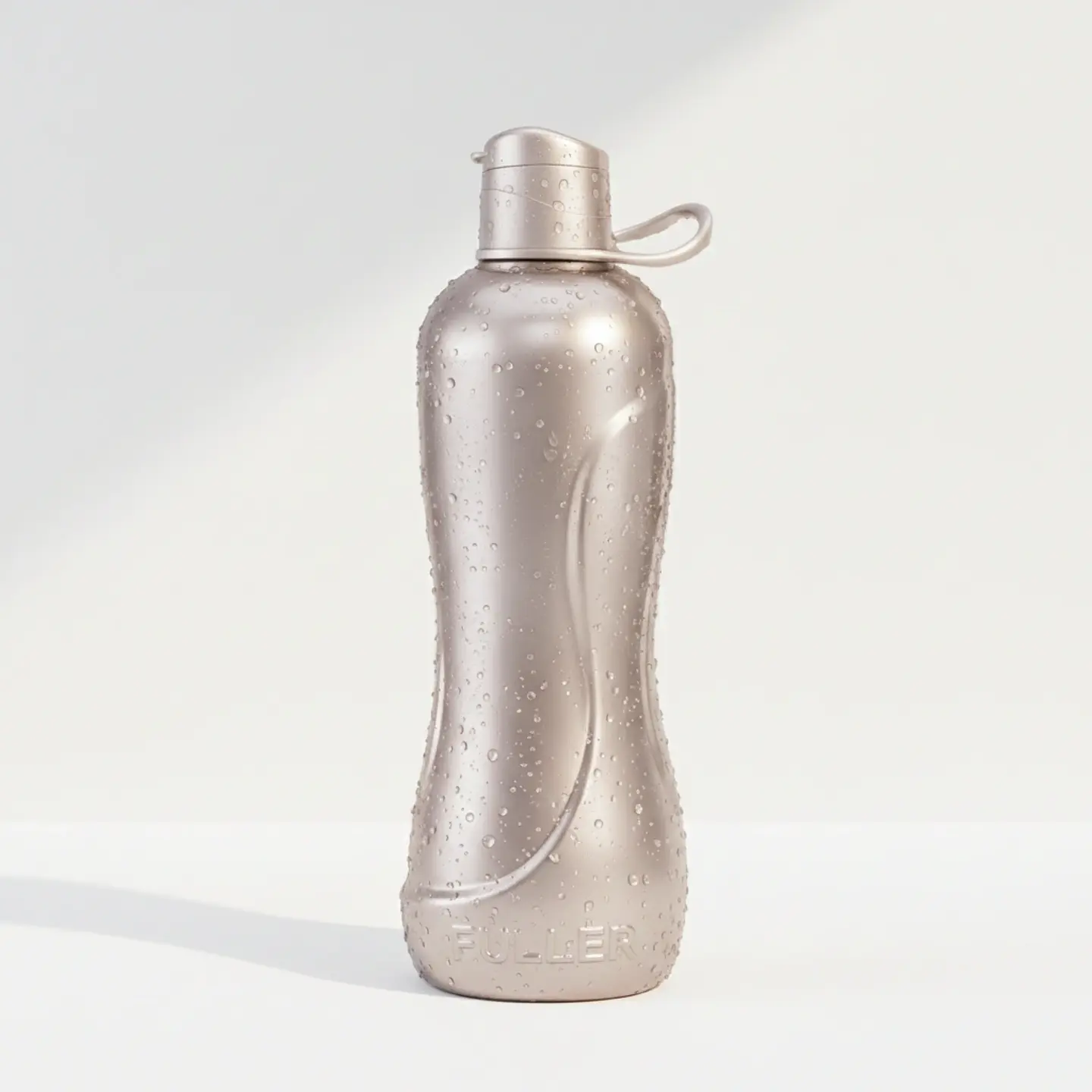 Botella Jumbo Plata 2 Litros Flip Top con Asa 1
