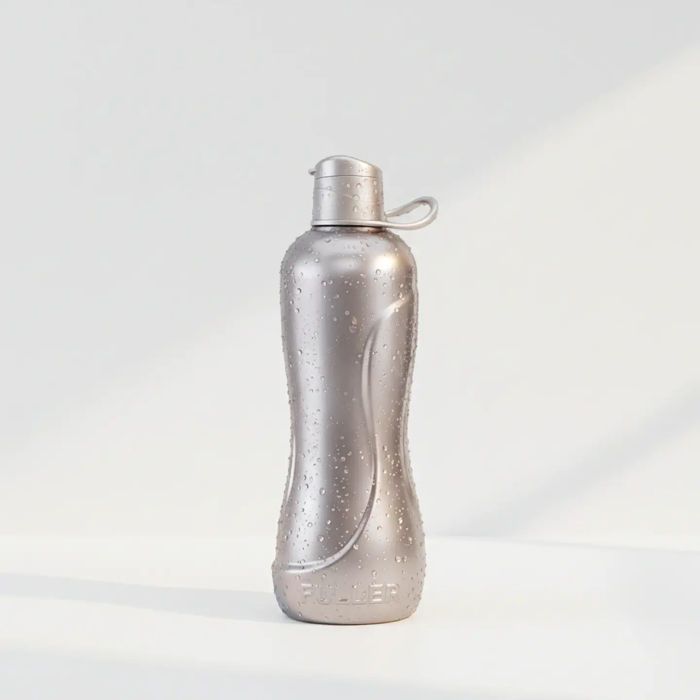 Botella Jumbo Plata 2 Litros Flip Top con Asa 4