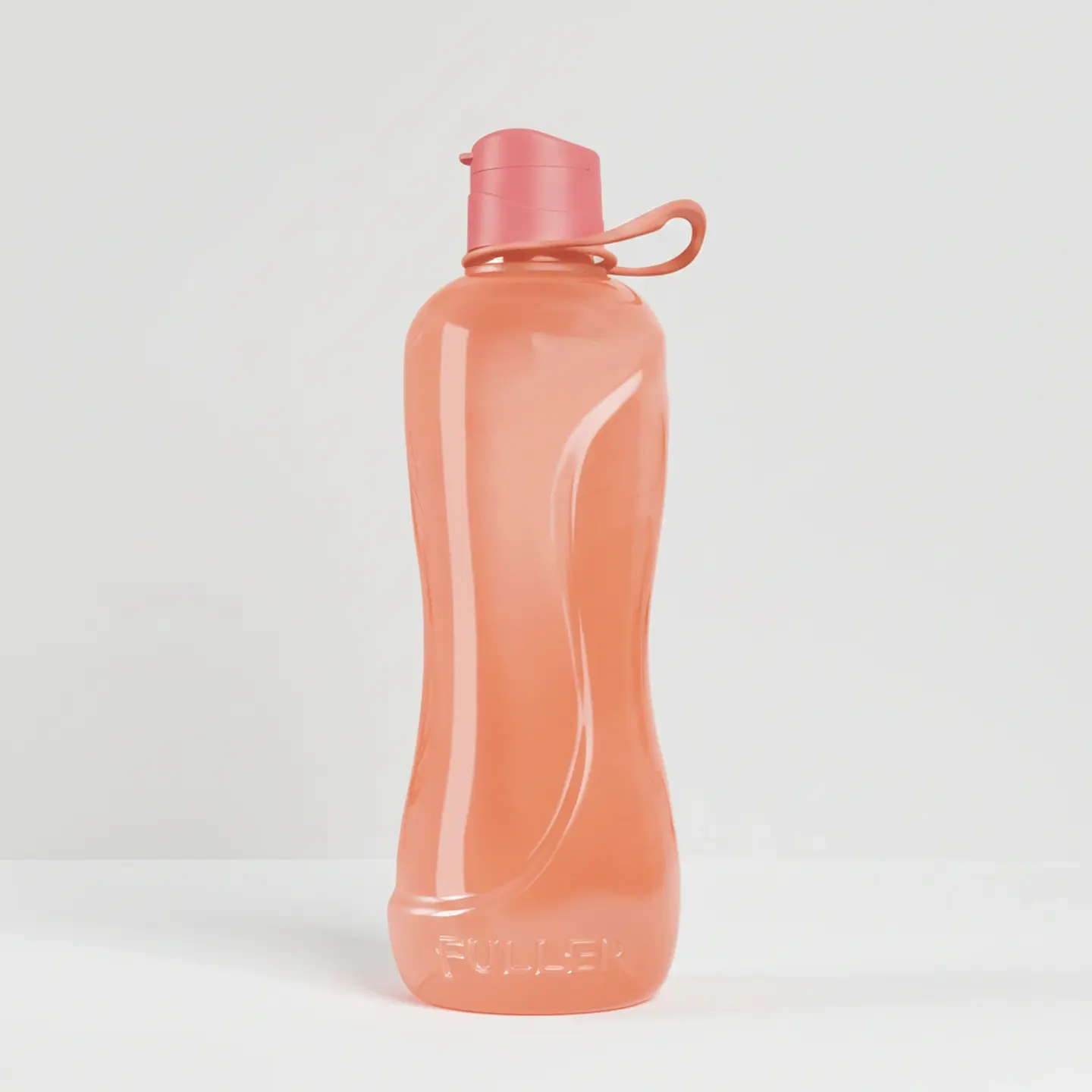 Botella Jumbo Rosa Gold 2 Litros Flip Top con asa 1
