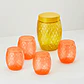 Set Citrus 5 Piezas | 4 Vasos y un Contenedor - Miniatura 1