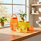 Set 7 Pzas Vitrolero 2.8 L, Contenedores 1.1 L, Vasos 300 ml - Miniatura 2