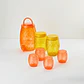 Set 7 Pzas Vitrolero 2.8 L, Contenedores 1.1 L, Vasos 300 ml - Miniatura 4
