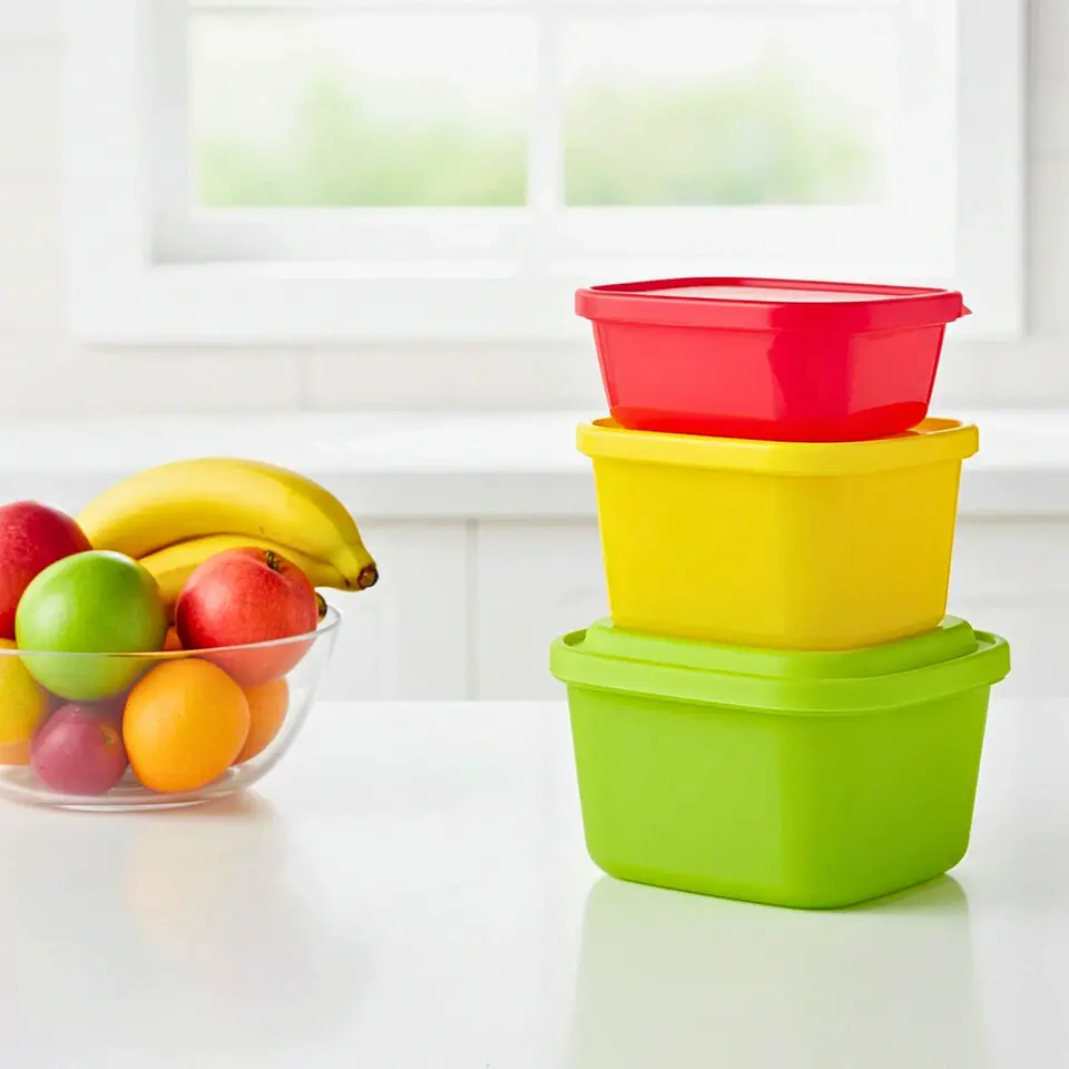 Set 3 Contenedores Cuadrados | 380 ml, 850 ml y 1.6 L. 4