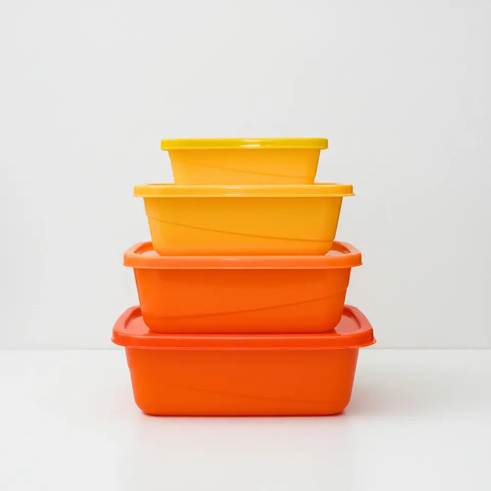 Set 4 contenedores | 1.8 L, 1.1 L, 650 ml y 250 ml 1