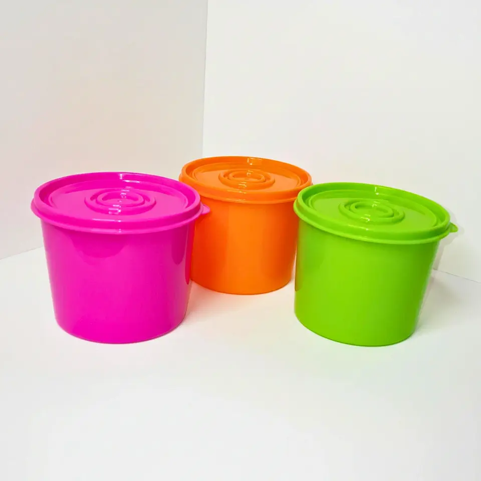 Set 3 Contenedores Tapa 700 ml Multicolor 4