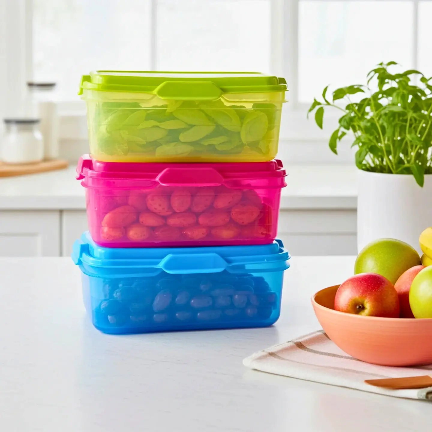 Set 3 Contenedores Rectangulares | 500 ml c/u 3