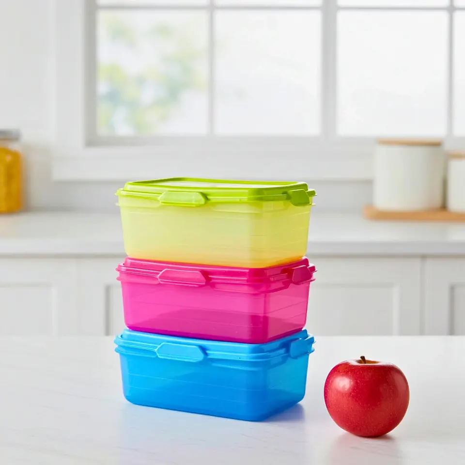 Set 3 Contenedores Rectangulares | 500 ml c/u 4