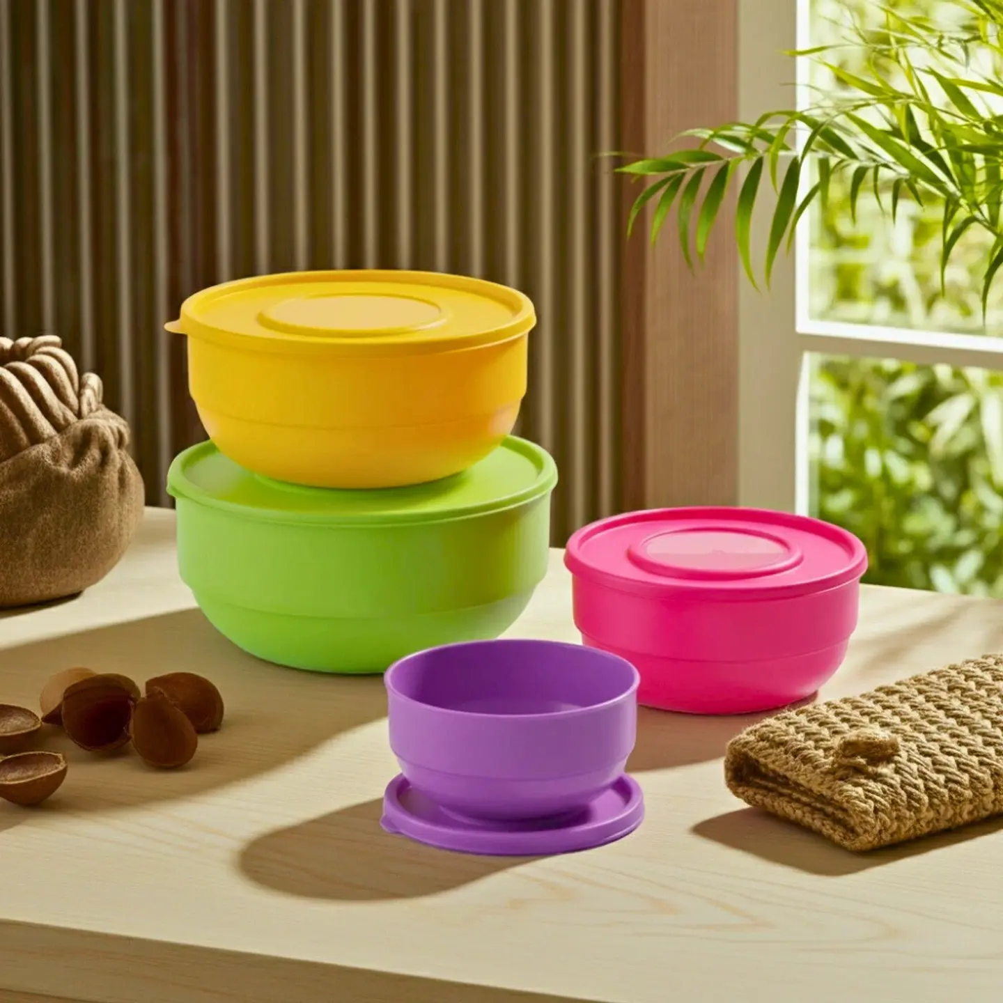 Set 4 Contenedore | 250 ml, 500 ml, 1 L y 1.5 L. 4
