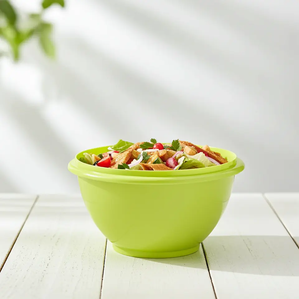 Maxi Bowl Verde Limón con Tapa y Vertedero | 2.4 L 3