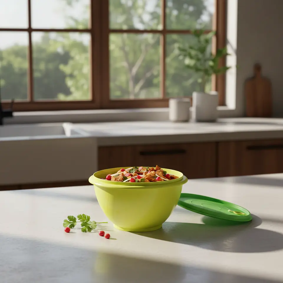 Maxi Bowl Verde Limón con Tapa y Vertedero | 2.4 L 5