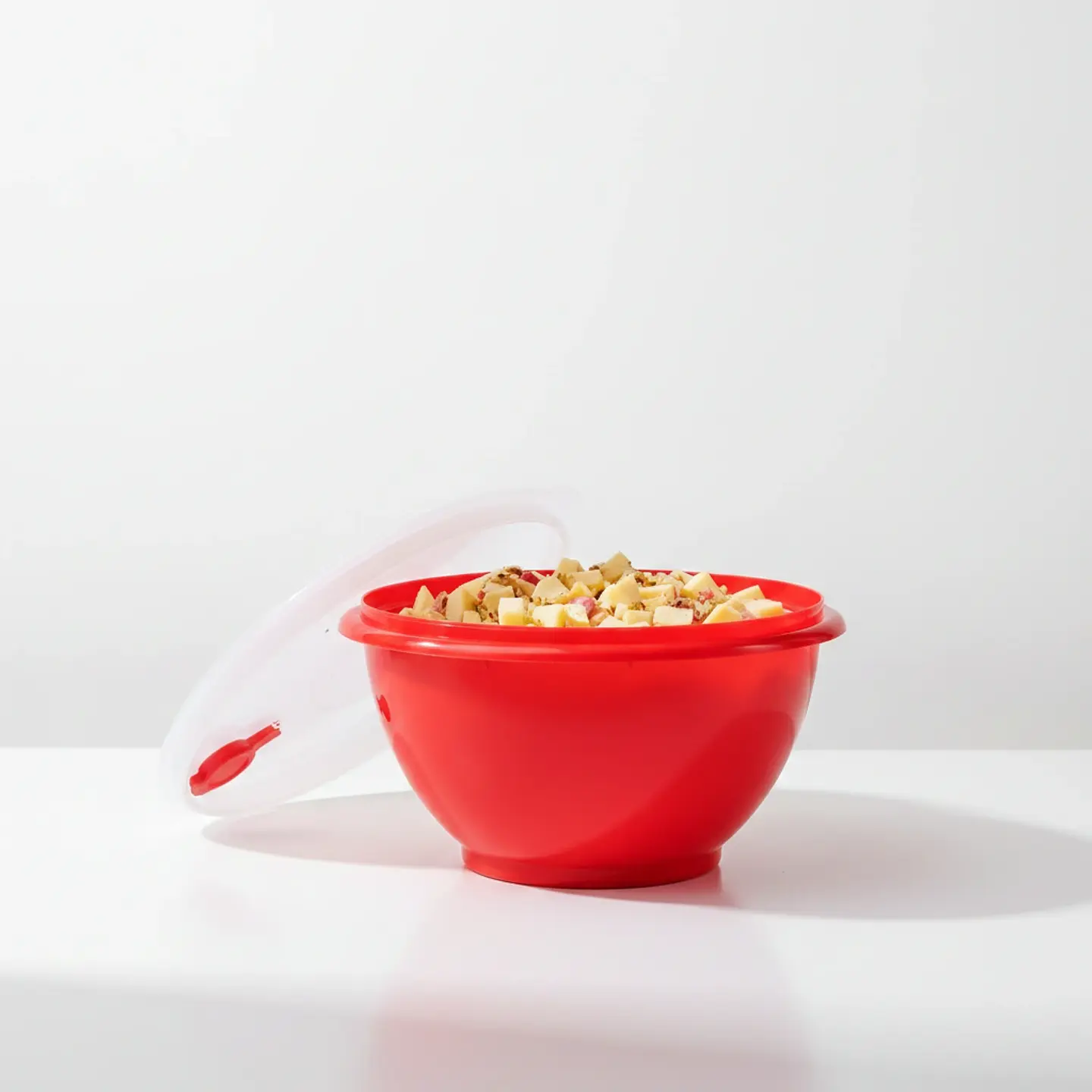 Maxi Bowl Jumbo Rojo con Tapa y Vertedero | 8 L 5